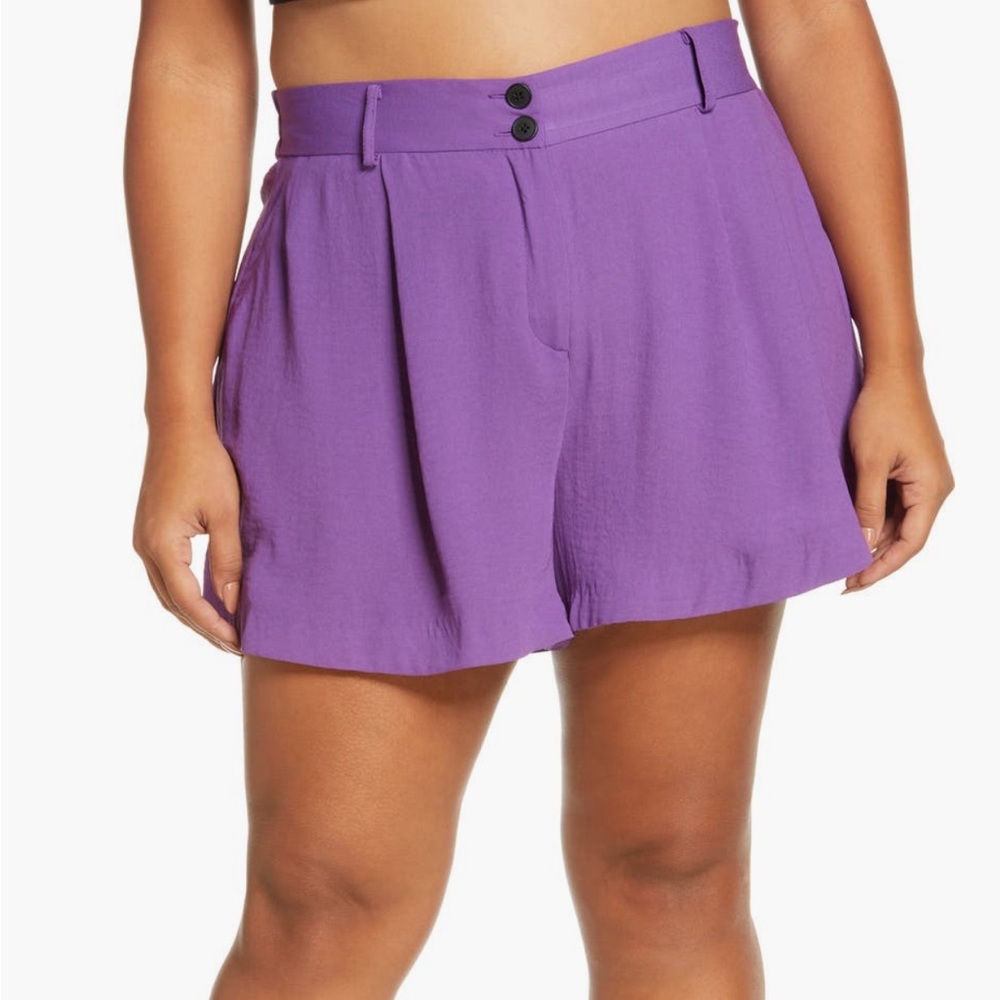 River Island Purple Shorts with flowy Fit